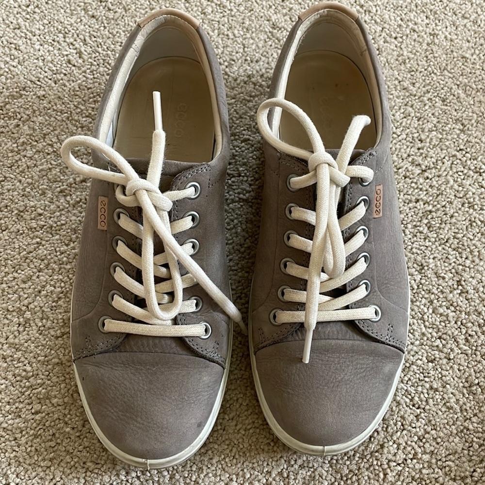 Women’s Grey Ecco Soft 7 Shoes - Size 7
